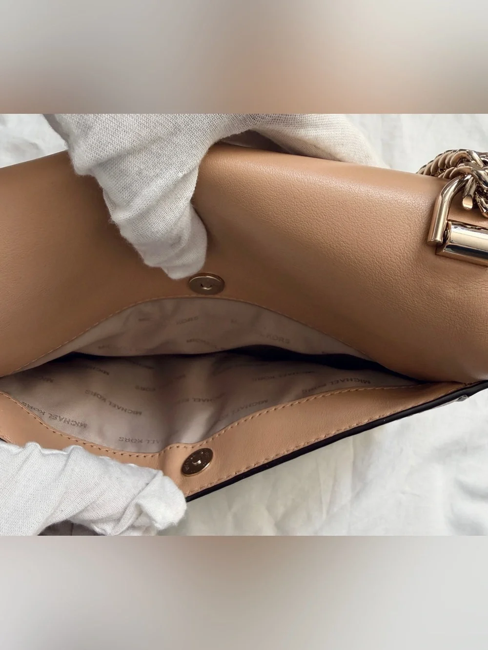Michael Kors Tan Leather Crossbody/Shoulder Bag